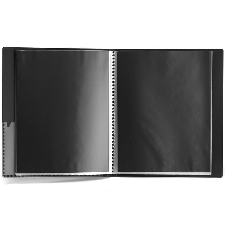 Itoya Archival Art Profolio Presentation Book - 60 - 8.5 x 11 Inches Pocket  Pages, 120 Views (IA-12-8-60) 