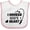 White and Pink, variant on Inktastic I Hooked Gigi's Heart with Fishing Rod Boys or Girls Baby Bib