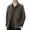 Army Green, variant on Men's Full Zip Utility Jacket Long Sleeve Turn Down Collar Regular Fit Casual Winter Outerwear Coat with Pockets for Work Vacation Holiday Daily Wear and Travel