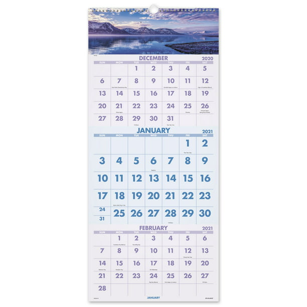 At A Glance Scenic 3 Month Wall Calendar Wall Calendars