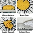thumbnail image 6 of Throw Pillow Covers 18x18 inch Set of 4,Spring Summer Daisy Flower Couch Pillow Covers,Modern Decorative Pillow Covers for Home Square Pillowcases Grey, 6 of 6