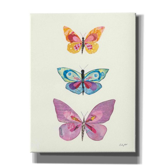 Epic Graffiti 'Butterfly Charts III' by Courtney Prahl, Canvas Wall Art, 26"x34"
