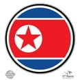 thumbnail image 1 of North Korea Flag - 8" Vinyl Sticker - For Car Laptop I-Pad - Waterproof Decal, 1 of 1