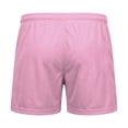thumbnail image 6 of Women's Gym Workout Athletic Shorts Summer Lightweight Quick Drying Running Shorts with Pockets by Yigetop Pink L, 6 of 7