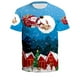 thumbnail image 1 of Nuevas camisetas para hombres con estampado de muñeco de nieve de Navidad en 3d, camisetas de manga corta Harajuku, ropa informal de verano para hombres, camiseta holgada de gran tamaño, 1 of 4