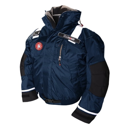 First Watch AB-1100 Flotation Bomber Jacket - Navy Blue - ... [AB-1100-PRO-NV-S]