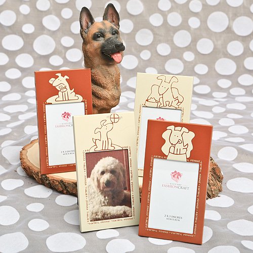 Dog Theme Picture Frames Four Assorted Package Of 240 Brown