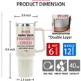 thumbnail image 5 of My Favorite Child Gave Me This Cup 40 oz Tumbler with Handle Coffee Mug Drinking Cup for Mom Mothers Day Birthday Christmas Gifts from Daughter Son, 5 of 7
