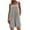 Gray, variant on Lolmot Petite Jumpsuits for Women One Piece Short Jumpsuits Solid Color Button Suspender Rompers Loose Wide Leg Straight Overalls Comfort Cute Romper with Pockets