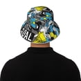 thumbnail image 5 of Xecao Goal Time Print Men and Women Night Reflective Hat Runner Cap Visor Bucket Hat Boonie Cap, 5 of 6