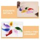 thumbnail image 3 of Crystal Fish Ornaments Small Fish Statue for Decor 8Pc, 3 of 5