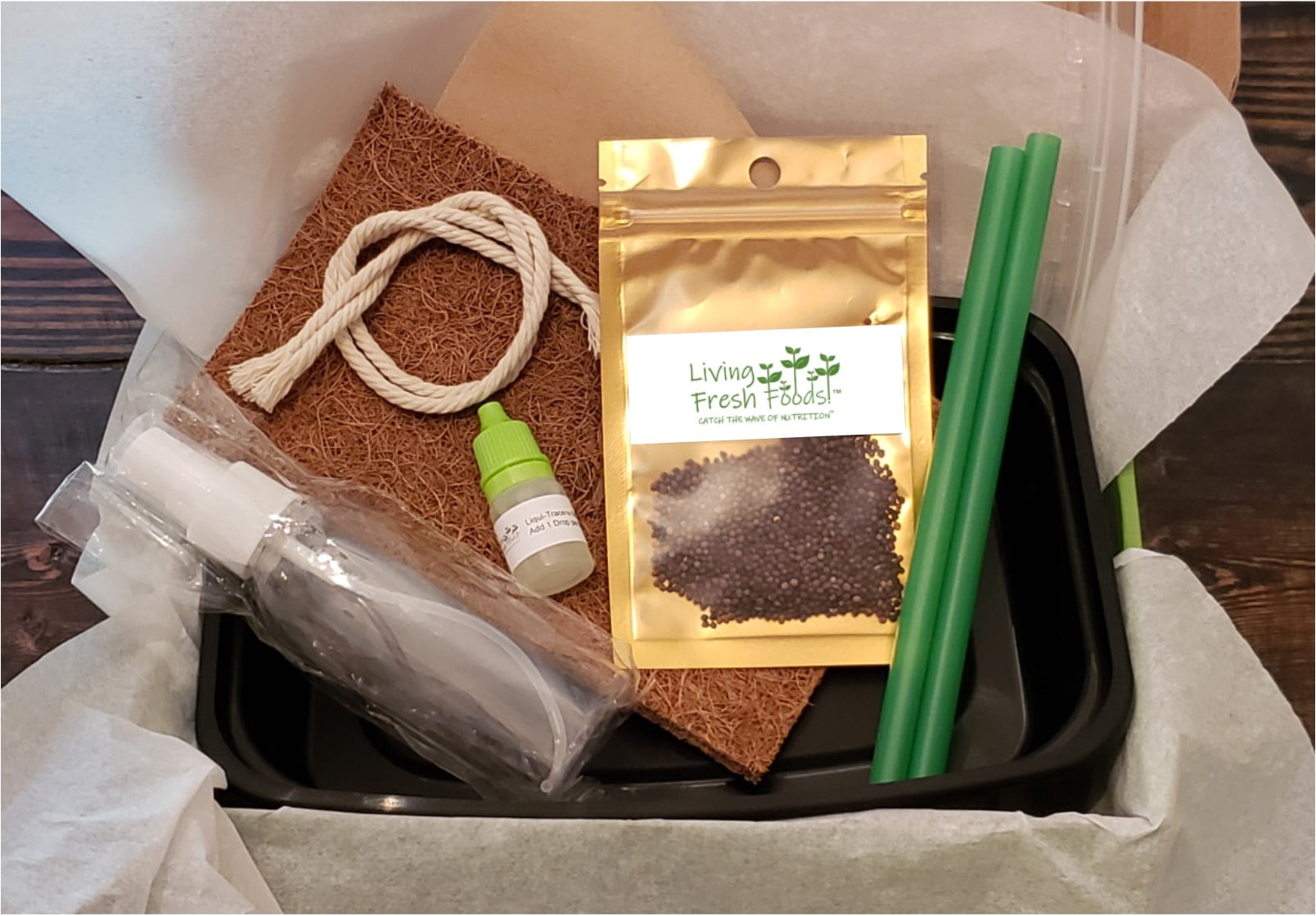 Microgreen Grow Kit--Basic Salad Mix. Your Microgreen Grow Kit contains everything that you need to grow your own nutritious food