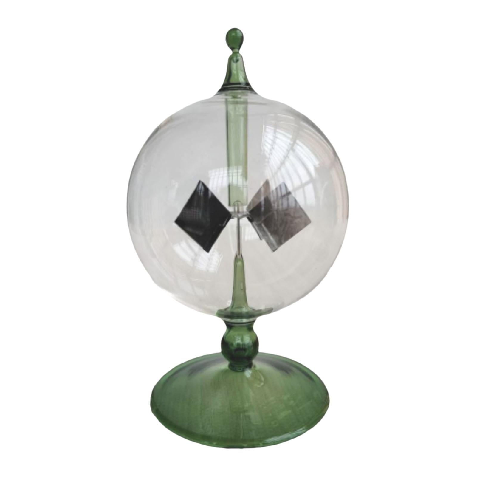 Baoblaze Solar Power Light Pressure Windmill Measurement Tool Professional Decoration Green