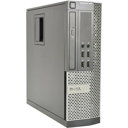 Refurbished Dell 990 Desktop PC with Intel Core i5-2400 Processor, 4GB Memory, 1TB Hard Drive and Windows 10 Pro (Monitor Not Included)