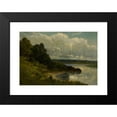 thumbnail image 2 of Edward Mitchell Bannister 18x14 Black Modern Framed Museum Art Print Titled - The Palmer River (1885), 2 of 5