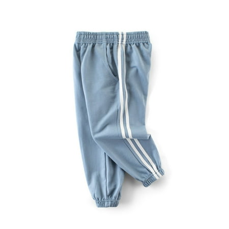 

KYAIGUO Toddler Baby Boys Spring Sweatpants Kids Elastic Casual Trouser Fashion Sports Pants for 1-8t
