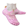 thumbnail image 4 of Huowey Child Toddler Water Shoes Quick Dry Non- Beach Barefoot Lightweight Sport Aqua Pool Socks Hiking Athletic Sneakers Lightweight Sport Shoes,Pink,32, 4 of 9