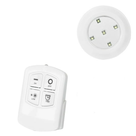 2 Pcs Set Wireless Led Puck Light Sensitive Remote Control Stick On 2 Pcs Set Wireless Led Puck Light Sensitive Remote Control Stick On Tap Lights