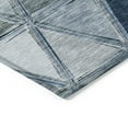 thumbnail image 4 of HomeRoots 583023 5 x 8 ft. Geometric Washable Indoor & Outdoor Rectangle Area Rug, Denim Blue & Sky Blue, 4 of 5