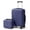 Navy Blue, variant on IVV 2 Piece Hardside Luggage Airline Approved with Spinner Wheels, 20" Carry On Rolling Suitcases with 12" Train Case Bag, Pink