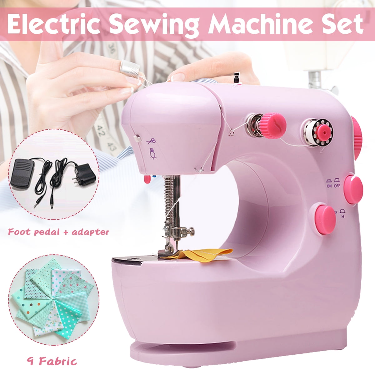 Electric Desktop Sewing Machine 12 Stitches Household Tailor 2 Speed Xmas Electric Desktop Sewing Machine 12 Stitches Household Tailor 2 Speed Xmas