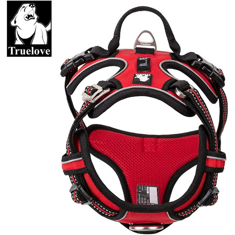  Truelove Dog Harness No Pull Nylon Reflective Soft Camouflage  Pet Harness for Small Big Dogs Running Training TLH5653 : Pet Supplies
