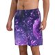 thumbnail image 2 of Balery Purple Bubble Abstract Art Traje de Baño Estilo Hawaiano para Hombre, Shorts de Secado Rápido con Bolsillos-Large, 2 of 6