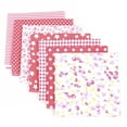 thumbnail image 2 of Zootealy 7Pcs/Set DIY Assorted Pattern Floral Printed Patchwork Cotton Fabric Cloth Sewing Quilting Cloth 250x250mm, 2 of 8
