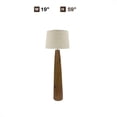 thumbnail image 4 of Ely 59" Tall Resin Floor Lamp With Wood Finish and Linen Shade, 4 of 4