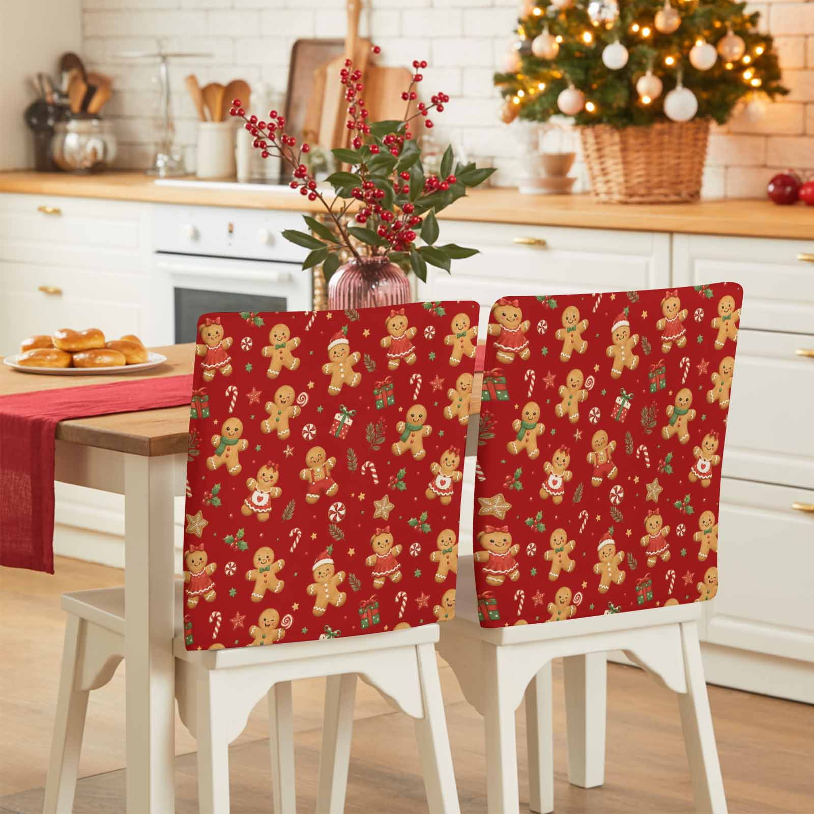 UPC 468889167779 - Christmas Winter Chair Back Covers Set of 4 ...