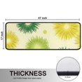thumbnail image 5 of Kitchen Rugs Sets Of 2,Green Yellow Dandelion Pattern Anti Fatigue Kitchen Mat Rugs Non Slip Washable,Decorative Kitchen Floor Mats for Kitchen,Sink,Laundry,17"x47"+17"x47", 5 of 5