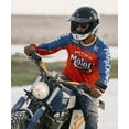thumbnail image 5 of Maillot de ciclismo para hombre 2021, para moto MX, dh, todoterreno, montaña, enduro, motocross, BMX, descenso, transpirable, para bicicleta de montaña, 5 of 5