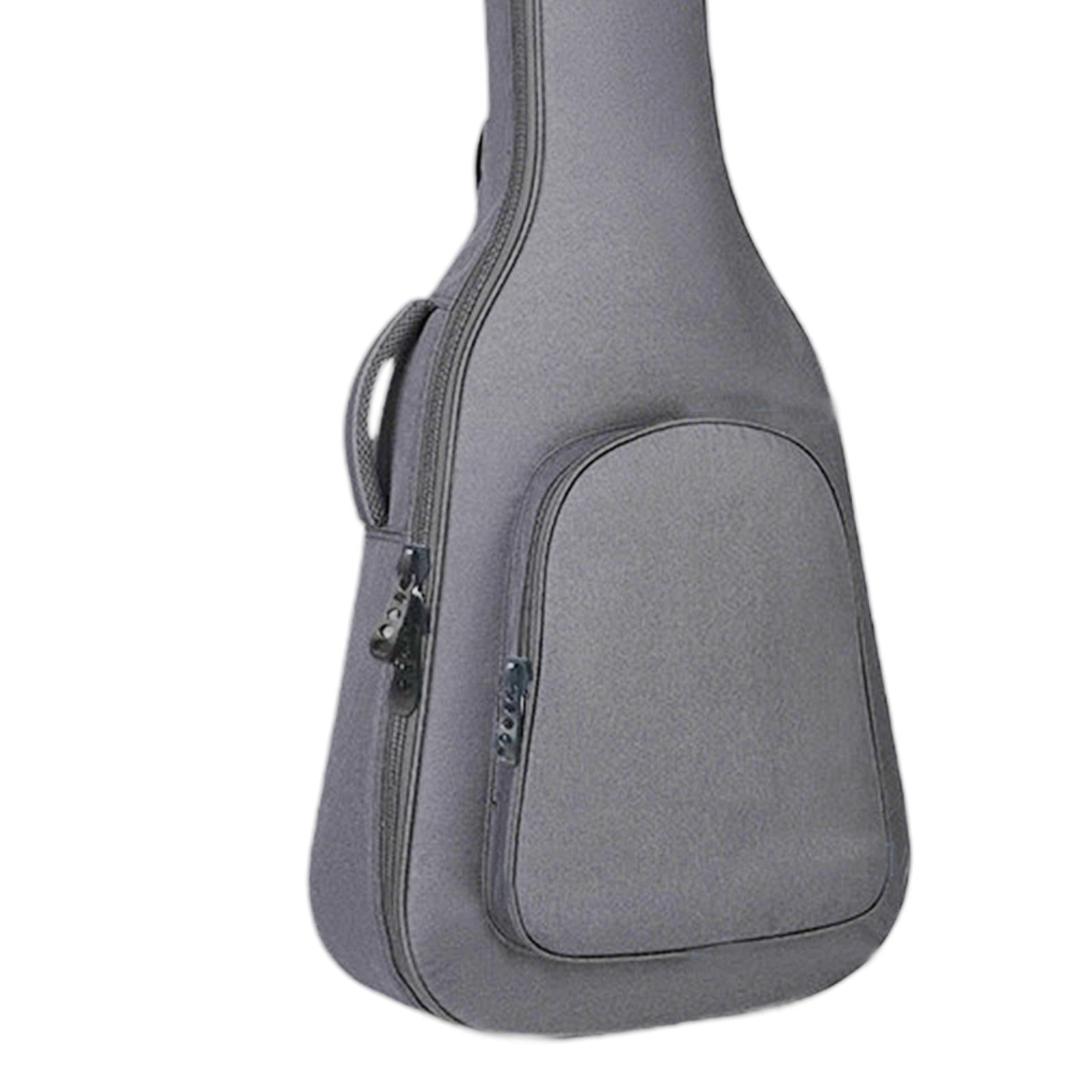 LeeQinersw Acoustic Guitar Bag Full Size Backpack with Pocket Guitar Accessories Adjustable 36in
