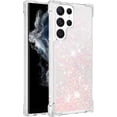 thumbnail image 2 of Slim Fit Phone Case for Samsung Galaxy S22 Ultra, Glitter Liquid Quicksand Effect Silicone Soft TPU Case with Camera Lens and Screen Protection for Galaxy S22 Ultra,LSWT Pink, 2 of 7