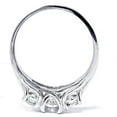 thumbnail image 2 of Pompeii 1ct Three Stone Diamond Ring 14K White Gold (G/H,I1), 2 of 6