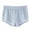 Blue, variant on Womens Striped Elastic Waist Shorts Thin Loose Casual Loungewear Shorts Soft Breathable Relaxed Fit Sleepwear Shorts