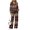 Bear Geometric Stripe Pattern, variant on CHAQLIN Baseball Pattern Print Lounge Sets, Matching Stand Collar Tracksuits Pullover Design Sweatsuits for Running Jogging Business