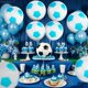 thumbnail image 4 of Blue Soccer Balloons 22 Inch-pack Of 6 | Soccer Birthday Party Decorations | Soccer Ball Balloons, soccer Theme Party Decorations | Gender Reveal Decorations, Sports Themed Party decorations, 4 of 28