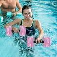 thumbnail image 4 of Twfbrm Aquatic Dumbbells, 2PCS Swimming Floating Dumbbells Foam Water Weights, Aerobic Exercise Fitness Equipment Dumbbells, Summer Beach Toys Set for Swimming Pool Fitness, Water Exercise, 4 of 9
