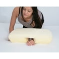 thumbnail image 3 of Better Sleep Pillow Memory Foam, 5.5 Inch Thick Foam – Patented Arm-Tunnel Design Improves Hand And Arm Circulation – Neck Pain Relief – Perfect Side And Stomach Sleeper Pillow – Bed Pillow, White, 3 of 9