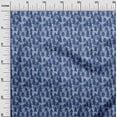thumbnail image 3 of oneOone Tissu Rayonne Bleu Marine Tropical pour Projets de Couture, Imprimés au Mètre, Largeur 56 Pouces, 3 of 4