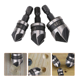 thumbnail image 1 of Juego de 2 piezas de chaflán de acero al carbono con 90 grados de carbono 12 mm 19 mm Chaflán cuchillo fresado taladro herramienta para quemar madera Herramienta de biselado con cinco cuchillas ZefeiWu 1327533522519, 1 of 1