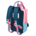 thumbnail image 6 of Style.Lab by Fashion Angels: Harlow Color-Block Backpack & Pouch Set - Navy & Pink - Kids Travel & School Bookbag, Stylish Retro Design, Girls-Boys, 6 of 16