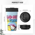 thumbnail image 4 of Saiise Sanrio Print Travel Coffee Mug 16oz,Insulated Coffee Mug to Go,Reusable Coffee Travel Mug with Seal Lid,Vacuum Stainless Steel Coffee Cups for Hot/Ice Coffee Tea, 4 of 8