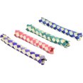 thumbnail image 2 of Trampas para dedos chinas de bambú clásicas y coloridas de Zugar Land (5 "") para niños y adultos. (Claro - Multicolor (paquete de 12)), 2 of 4