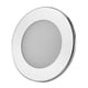 thumbnail image 5 of Lámpara de techo Interior con cubierta decorativa de acero inoxidable luz de techo pantalla esmerilada curvada para yate RV ANGGREK Otros, 5 of 8