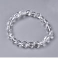 thumbnail image 2 of 10pcs Natural Quartz Bead Stretch Bracelets Tumbled Stone Inner Diameter: 2~2-1/4 inch(5.2~5.6cm), 2 of 3