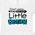 thumbnail image 4 of Inktastic Don't Mess with my Little Brother Girls Toddler Dress, 4 of 5