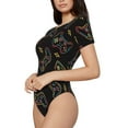 thumbnail image 2 of Fotbe Colorful Game Controller Women's Crew Neck Short Sleeves Bodysuit Tops Round Neck Slim Sleeveless Soft Comfortable Basic-X-Large, 2 of 9