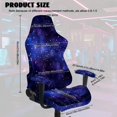 thumbnail image 7 of KUIFORTI Purple Galaxy Gaming Chair Covers Slipcovers with Armrest Covers Easy Installation Dust Protection Computer Chair Slipcover Set for Home, Shop, Living Room, Office, 7 of 7